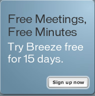 Free Meetings, Free Minutes. Try Breeze free for 15 days. Sign up now.