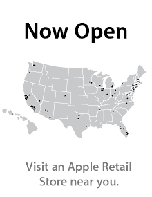 Now Open. 77 Apple Retail Stores. Visit an Apple Store near you.