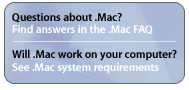 Questions about .Mac?