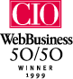 CIO WebBusiness 50/50 Winner 1999
