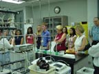 Dulles and Fort Settlement students receive a tour of the EPA, Region 6 Laboratory in Houston