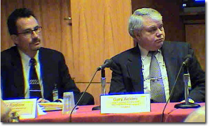 Panelists Andy Radlow, Globalstar Corporation and Gary Adkins, ORBIMAGE, Inc.