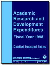 Academic Research and Development Expenditures: Fiscal Year 1998