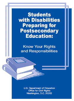 Cover: Students with Disabilities Preparing for Postsecondary Education