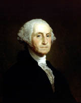 This painting of George Washington is a sample of the Americana from the Diplomatic Reception Rooms.