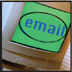graphic of email button
