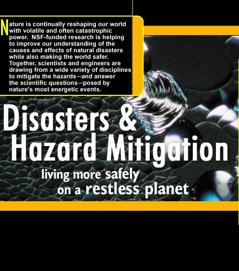 Disasters and Hazard Mitigation - living more safely on a restless planet
