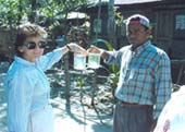 Dr. Colwell studies cholera bacterium iin Bangladesh - click here for details