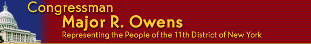 Congressman Major Owens contact information