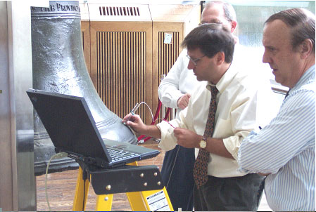 initial measurements on the Liberty Bell