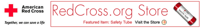 Visit our online store at RedCross.org Store