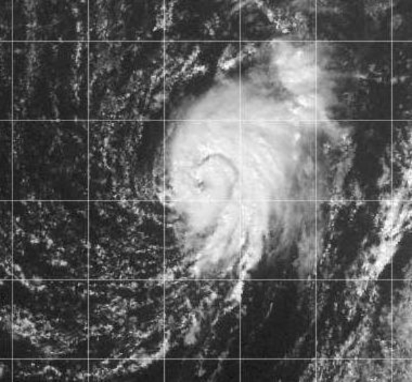GOES-12 visible satellite image of Tropical Storm Peter