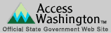 Access Washington Logo linking to Access Washington Home Page