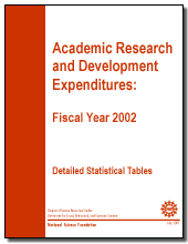 Academic Research and Development Expenditures: Fiscal Year 2002