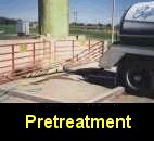 Pretreatment - picture of a truck discharge waste