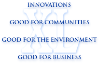 Innovations Good for Community, Good for the Environment, Good for Business