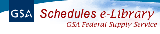 GSA Schedules e-Library. GSA Federal Supply Service