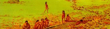 Artist George Catlin recorded the activity at the pipestone quarries in 1836