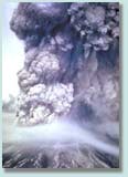 Photo of Mt. Saint Helens erupting