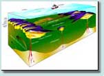 Graphic showing cross-section of the Gakkel Ridge with a drawing of the USCGC Healy for scale.