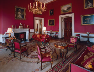 Photo of the Red Room.
