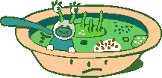 Bowl of soup graphic