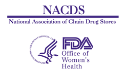 logo for NACDS and FDA Office of Women's Health
