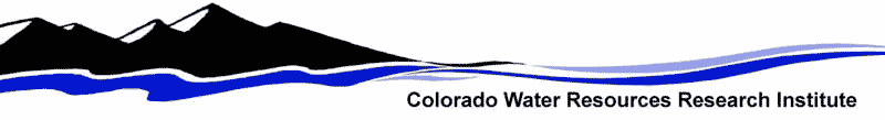 Logo for the Colorado Water Resources Research Institute