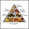 Pirámide de los grupos básicos de alimentos