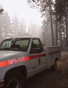 photo: National Park Service fire engine.
