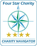 Four Star Charity Rating from Charity Navigator