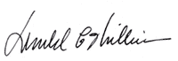 Signature of Regional Administrator Donald C. Williams
