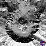 LIDAR of Mount St. Helens crater, October 4, 2004
