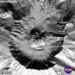 LIDAR of Mount St. Helens crater, September 2003