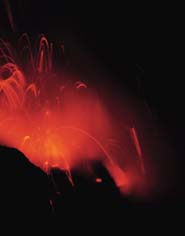 image- Erupting volcano
