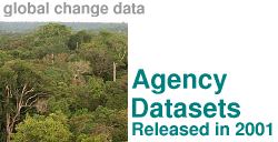 global change data - Agency Datasets Released in 2001